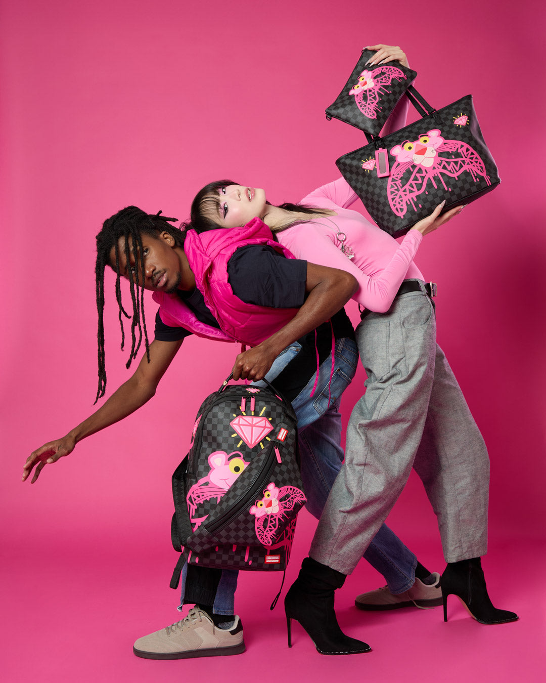 PINK PANTHER DIAMOND SHARK TOTE - Image 6