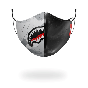 DAMAGE CONTROL STASH POCKET VEGAN LEATHER FACE MASK